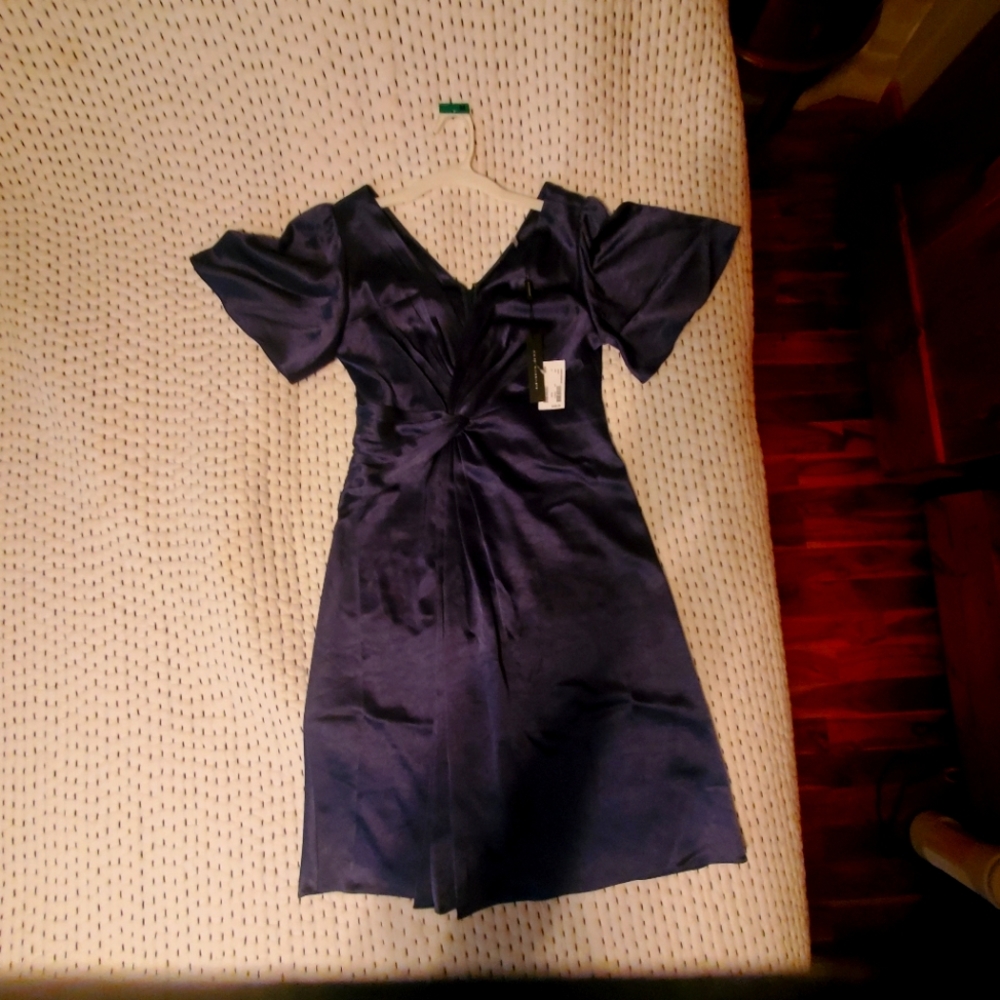 Elie Tahari Silvana Dress, Size 8, Slate